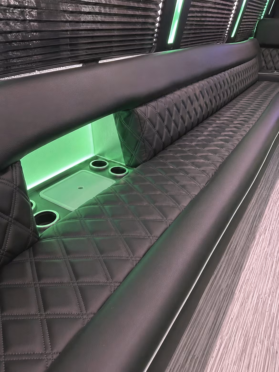 Knoxville Concert & Music Festival Transportation party bus interior