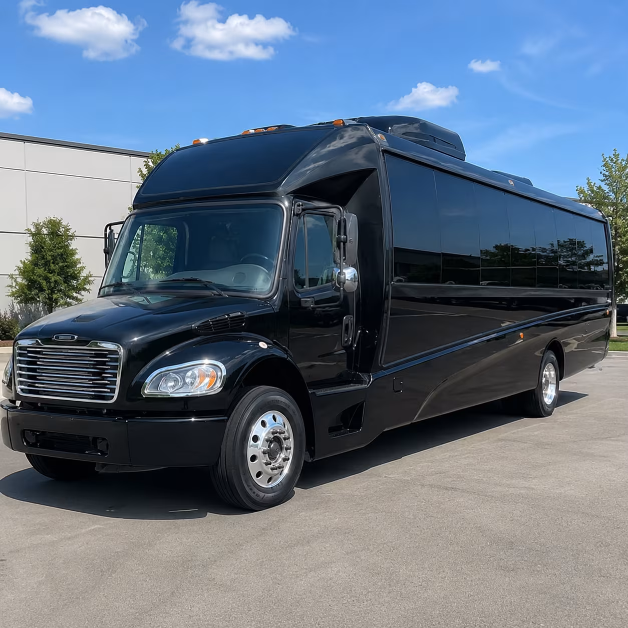 Knoxville Corporate Transportation party bus exterior
