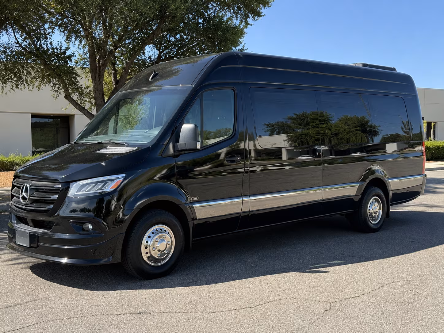 Knoxville School Event Transportation party bus exterior