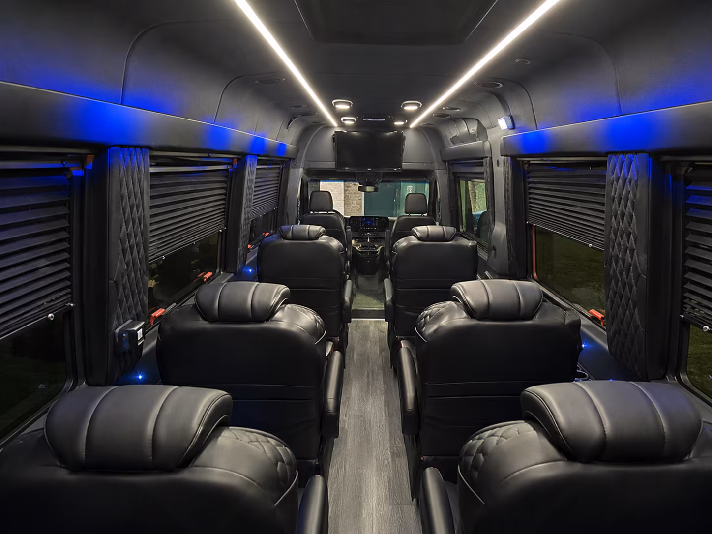 Knoxville School Event Transportation party bus exterior