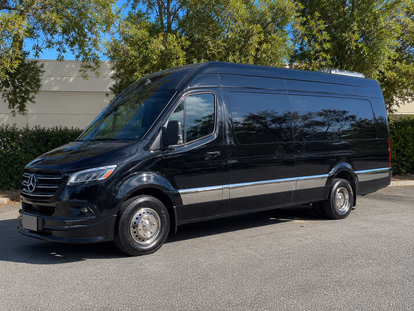 Knoxville School Event Transportation party bus interior