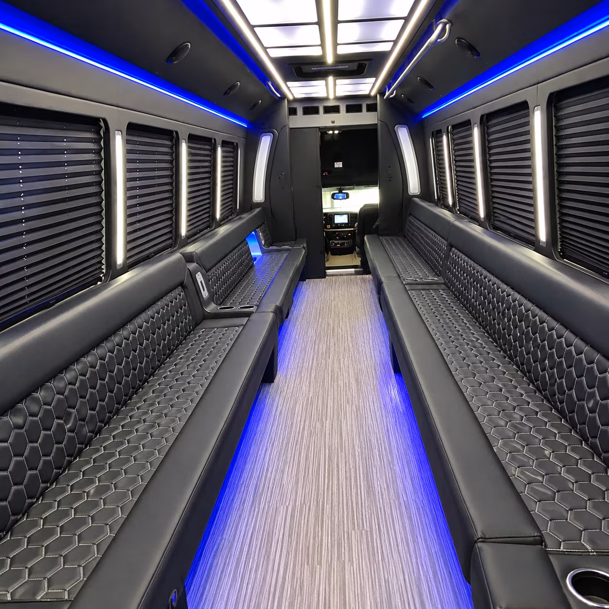 Knoxville Wedding Transportation party bus exterior