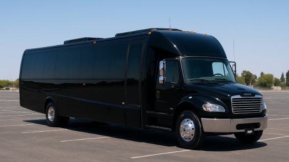 Exterior of Charter Bus Company Kingsport's 25 Passenger Party Bus in Kingsport