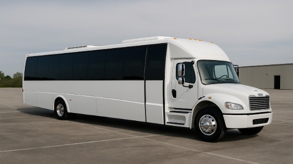 Exterior of Charter Bus Company Lexington's 30 Passenger Party Bus in Lexington