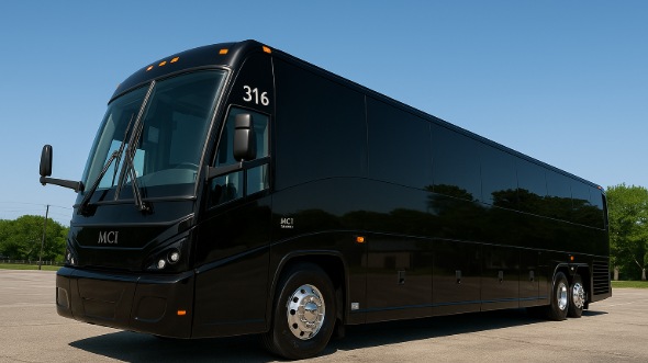 Exterior of Charter Bus Company Lexington's 40 Passenger Party Bus in Lexington