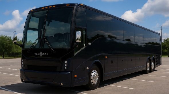 Exterior of Charter Bus Company Knoxville's 44 Passenger Charter Bus in Knoxville