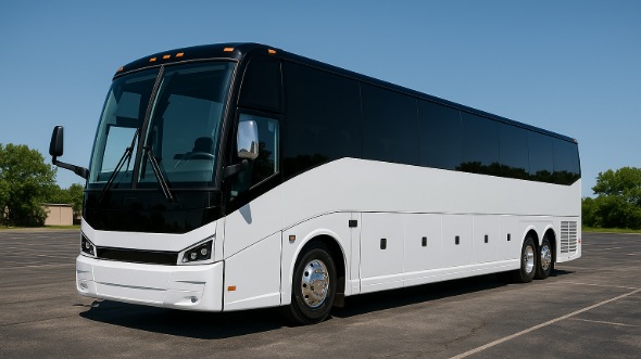 Exterior of Charter Bus Company Knoxville's 47 Passenger Charter Bus in Knoxville