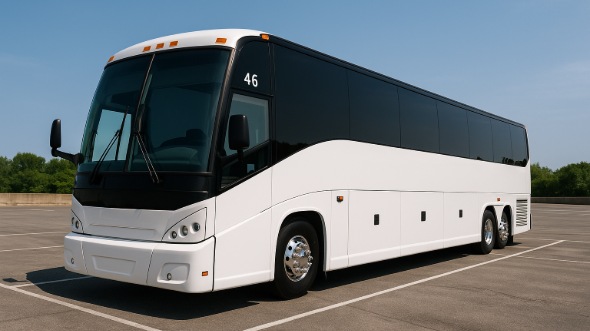 Exterior of Charter Bus Company Knoxville's 48 Passenger Charter Bus in Knoxville