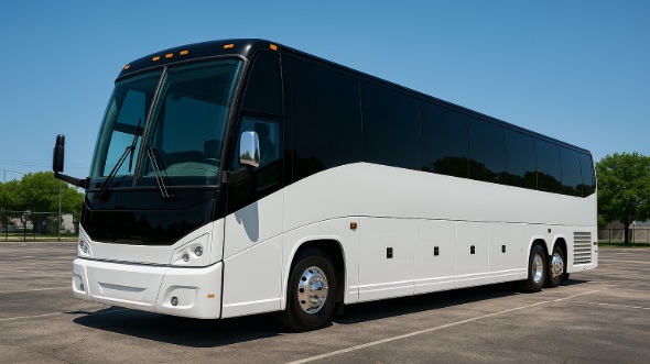 Exterior of Charter Bus Company Cleveland's 50 Passenger Party Bus in Cleveland