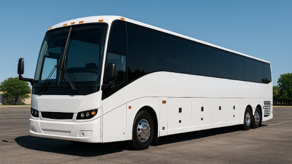 Exterior of Charter Bus Company Knoxville's 56 Passenger Charter Bus in Knoxville